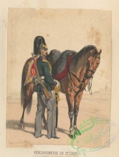 military_fashion-03028 - 104980-Austria, 1861-1866-Gensdarmerie zu Pferde. 1866