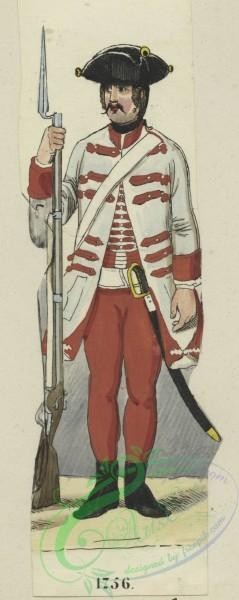 military_fashion-03175 - 105137-Austria, 1741-1756-Hongaarsche Linie Infanterie, 1756