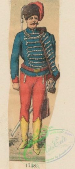 military_fashion-03235 - 105209-Austria, 1741-1756-Husar 1748
