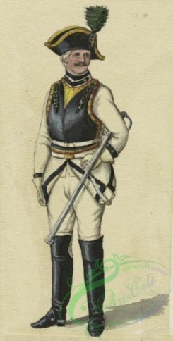 military_fashion-03281 - 105269-Austria, 1770-1790-Officier u. Cuirassier Regt. von Ayassasa. 1778