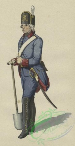 military_fashion-03283 - 105271-Austria, 1756-1760-Mineur Corps