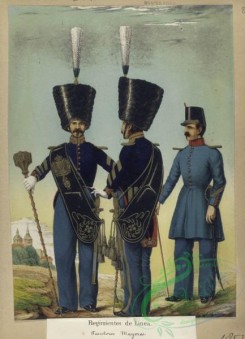 military_fashion-03961 - 104176-Spain, 1850-1859-Regimentos de Linea - Tambores Mayores (de Gala, de Diario). 1851