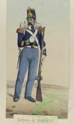 military_fashion-04009 - 104287-Spain, 1845-1849-Sargento de Granaderos. 1846