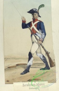 military_fashion-04302 - 105922-Spain, 1806-Batallones ligeros. Barbastro. (1806)
