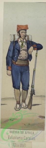 military_fashion-04641 - 200157-Spain, 1860-1861-Guerra de Africa. Voluntario Catalan. 1860