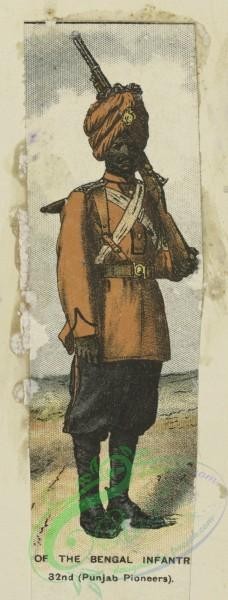 military_fashion-05894 - 208763-Great Britain, colonies, private infantry soldier, punjab pioneers