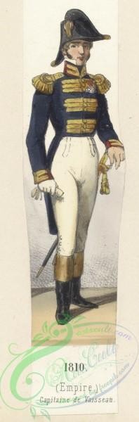 military_fashion-07804 - 101444-Netherlands, 1810-Hollande (Dom. Francais). (Empire). Capitaine de Vaisseau
