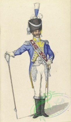 military_fashion-07939 - 101955-Netherlands, 1806-Holland. Tamboer Majoor van de Kongl. Garde. 1806