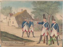 military_fashion-08015 - 103197-Netherlands, 1771-1775-Regiment v. Schmidt. 1771