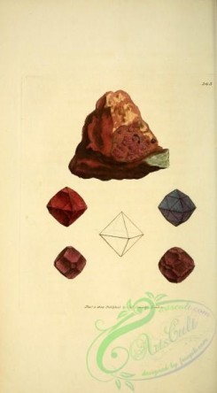 minerals-00082 - 145-cuprum oxygenizatum, Crystallized Red Oxide of Copper [1895x3434]