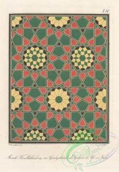 ornaments-00038 - 039-Mosaik-Wandbekleidung im Grabgebaude des Galaon el Alfi zu Kairo