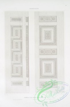 ornaments-00167 - 108-Arabesques-tombeau de Saleh Saleh el-Dyn-ventail d'une armoire, ventail d'un volet (XIVe, siecle)