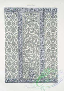 ornaments-00189 - 131-Arabesques-mosquee d'Ibrahym Agha-panneau en faience (XVIe, siecle)