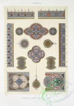 ornaments-00234 - 198-Arabesques-fragments d'ornementation d'un Qoran du tombeau de soultan el-Ghoury (XVIe, siecle)-4