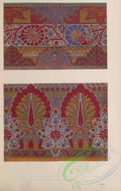 ornaments-00386 - 157-Portions of shawls exhibited by Roxburch , co, of Paisley