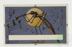 prang_cards_animals-00016 - 0094-Calendar depicting insects, animals, pumpkins 108352
