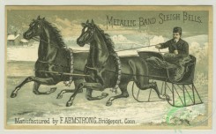 prang_cards_animals-00193 - 1305-1879 New Years, Christmas and trade cards depicting a horse drawn sleigh, soap, laundry, Santa Clause, Christmas tree, children, toys and biscuit boxe 101147