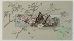 prang_cards_butterflies-00027 - 0541-Christmas, New Year, and Easter cards depicting leaves, moons, landscapes, flowers, and butterflies 106542