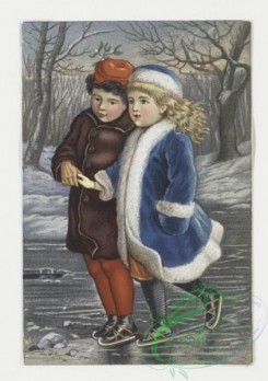 prang_cards_kids-00001 - 0016-Christmas, New Year, and Valentine cards depicting children playing, eating 103204