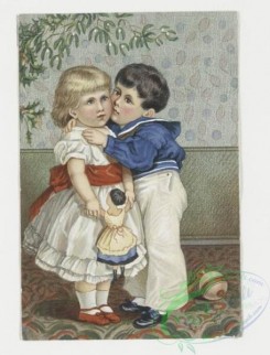 prang_cards_kids-00002 - 0016-Christmas, New Year, and Valentine cards depicting children playing, eating 103205