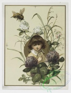 prang_cards_kids-00019 - 0200-Valentines, Christmas and Easter cards depicting children, bees, butterflies, and botanical ornamentation 103987
