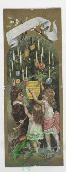 prang_cards_kids-00276 - 0054-Christmas, New Year, and birthday cards depicting families, Christmas trees, and plant life 106587