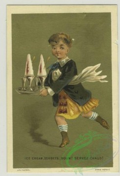 prang_cards_people-00065 - 1379-Trade cards depicting boys performing various jobs-cook, server and foot servant 108616