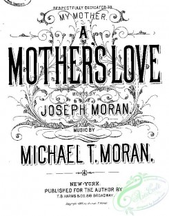 sheet_music_covers-00280 - A Mothers love_ct1885.19785
