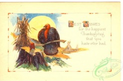 thanksgiving_day_postcards-00375 - 375-Turkey, axe, Best wishes for the happiest... [3000x1980]
