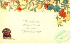 thanksgiving_day_postcards-00490 - 490-Turkey, Apple, To wish you all good things... [3000x1819]