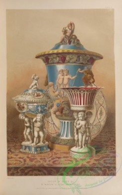 things-00210 - 075-Group of vases ,c,, by ''Minton'' of Stoke upon Trent