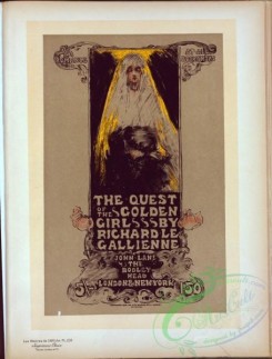vintage_posters-00819 - 100-Affiche americaine pour le roman ''la Priere de la Vierge d'or''